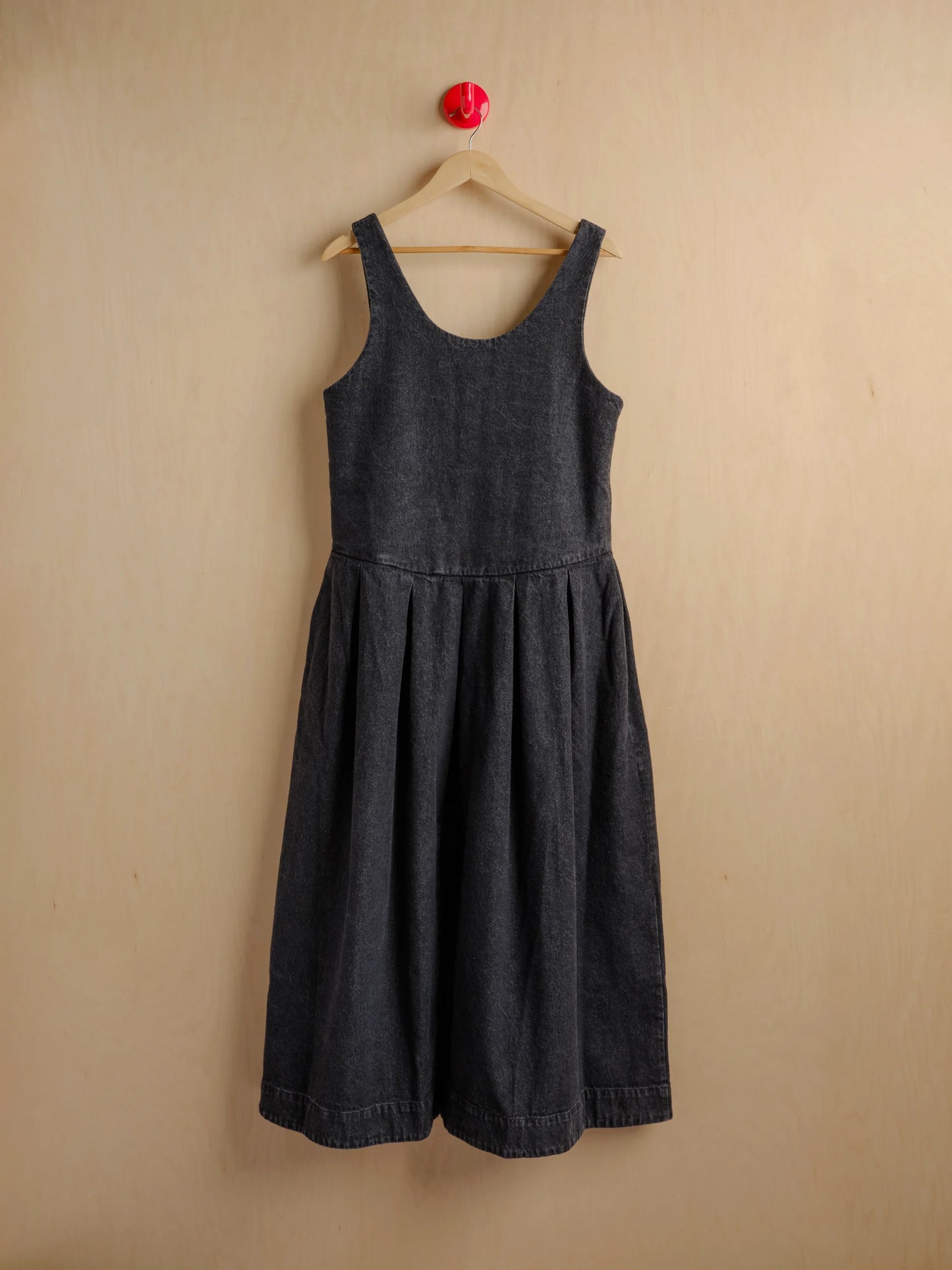 Edie Dress - Black Denim