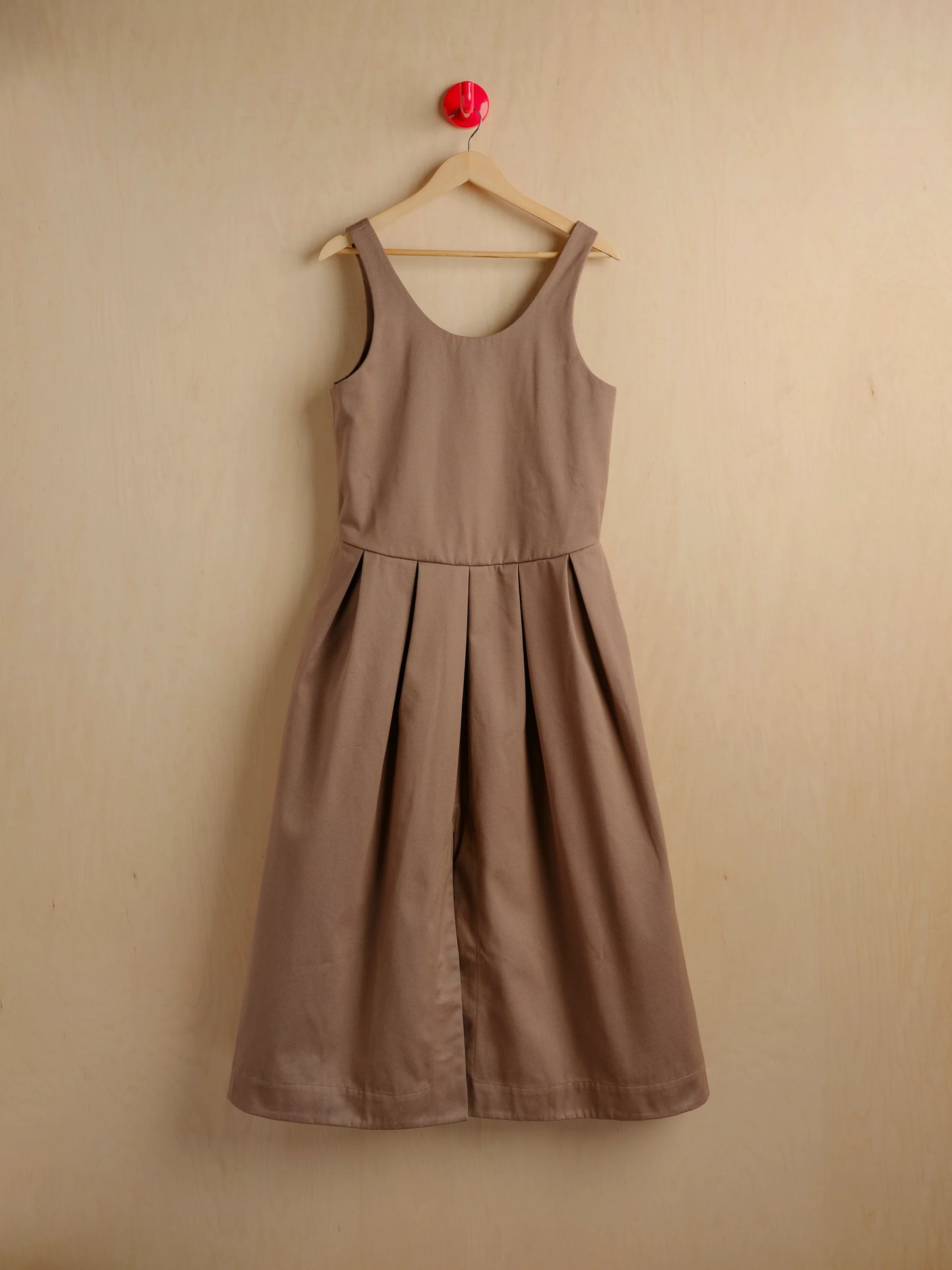 Edie Dress - Chestnut Twill