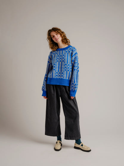 Passing Through Sweater - Cerulean