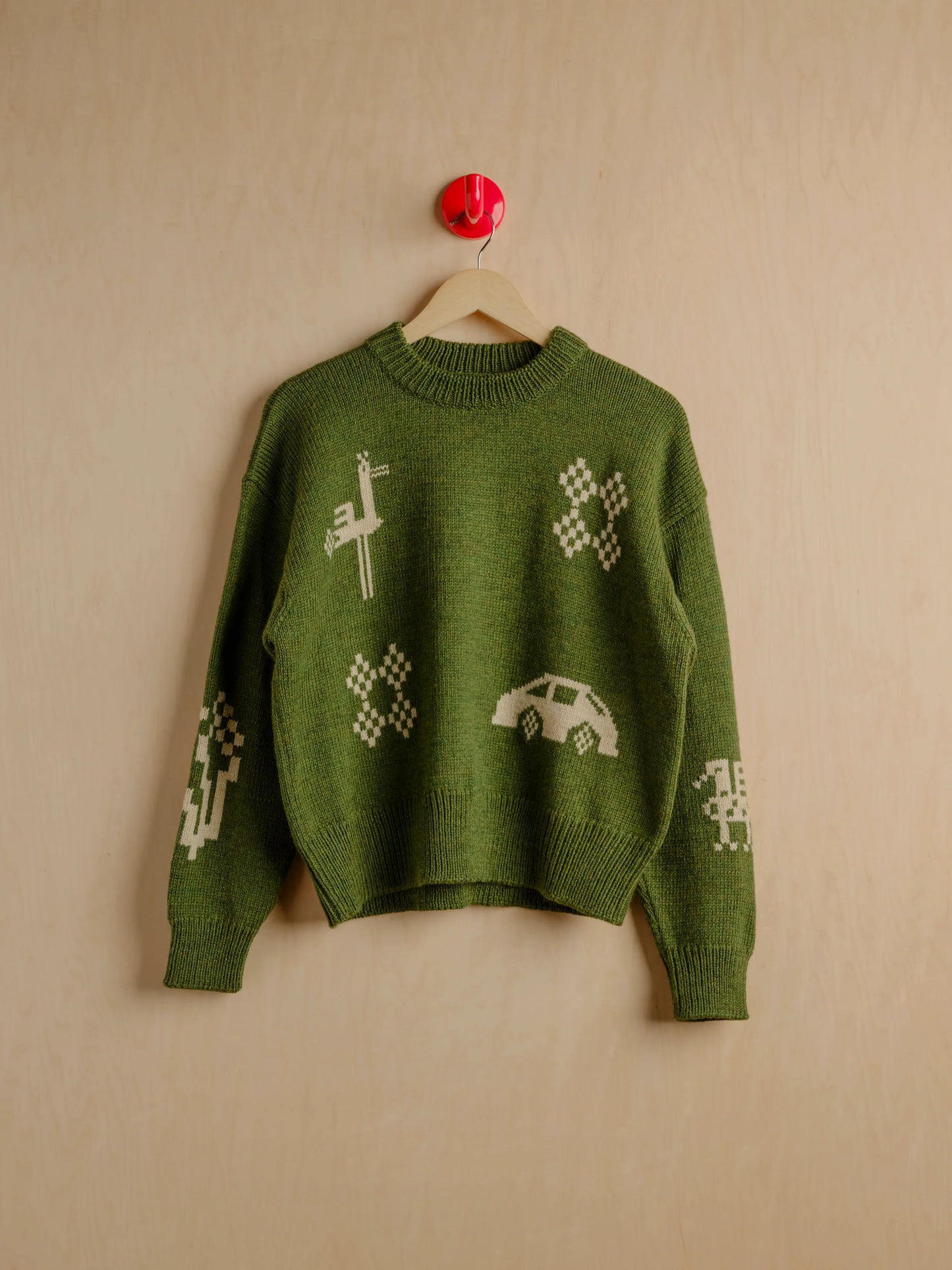 X90 + Birds Sweater - Terra