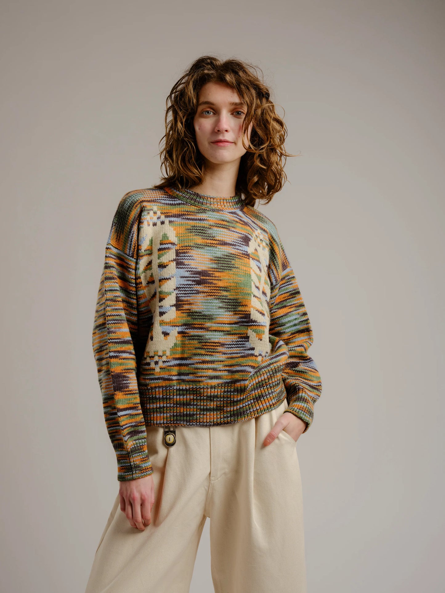 Cone Flower Sweater - Storm