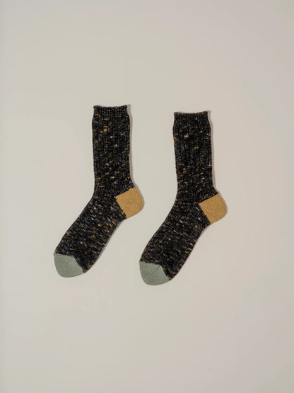 Wool Crew Socks - Night