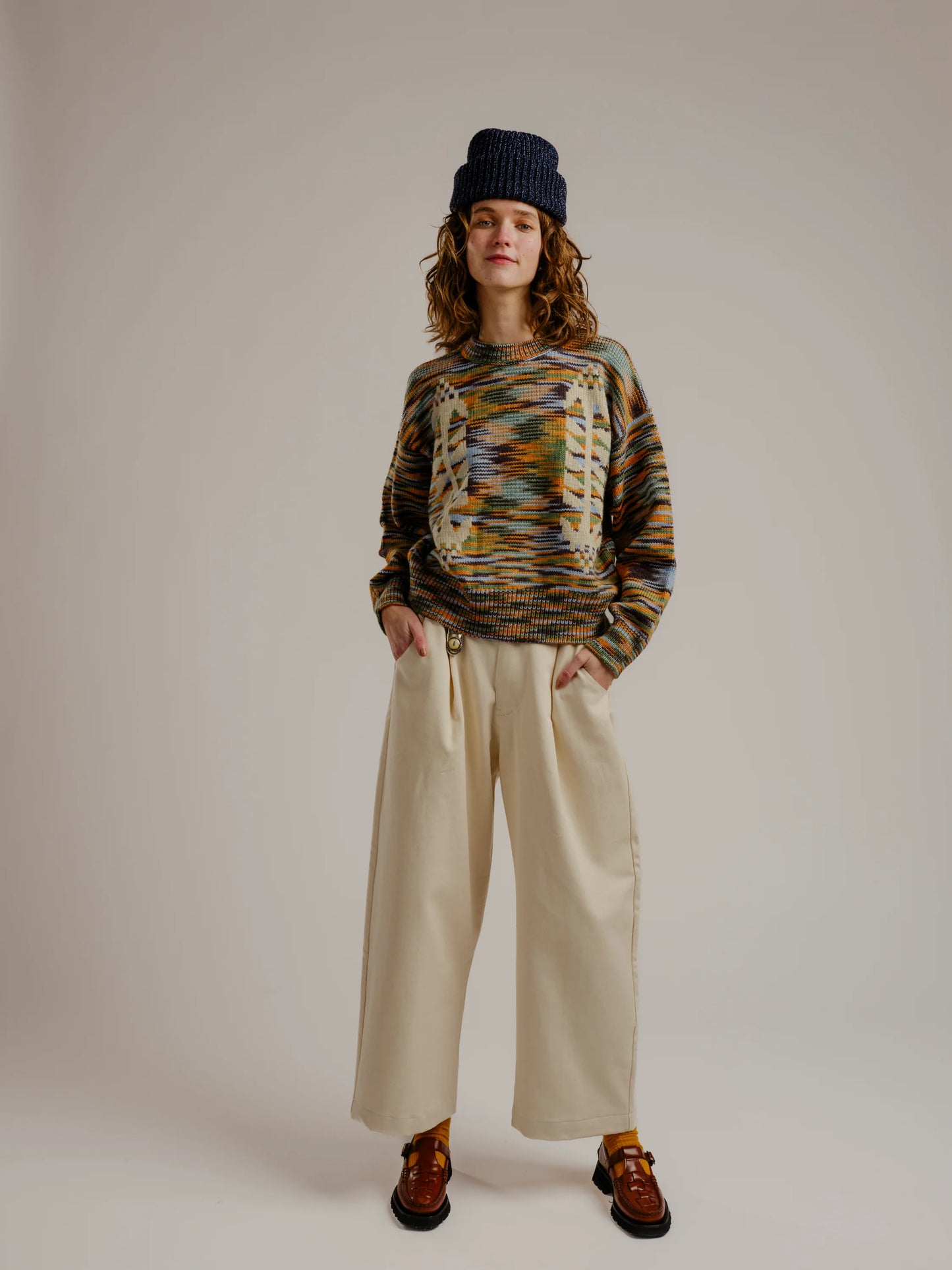 Cone Flower Sweater - Storm