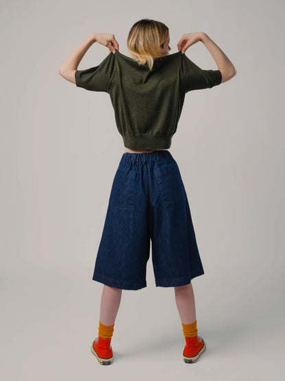 Indigo Denim Woven Short