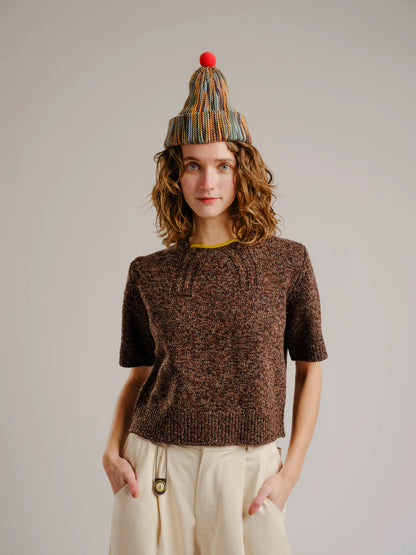 Peak Tee - Walnut Marl
